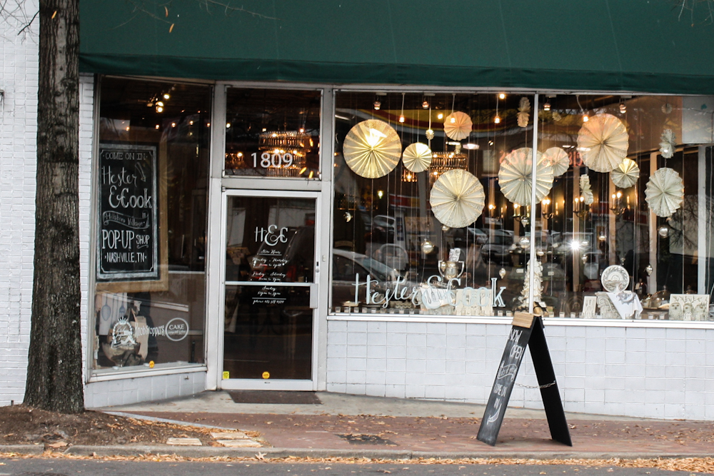 Hester & Cook Popup Shop Hillsboro Village1 Nashville Guru