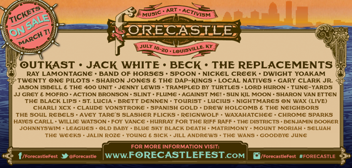 Forecastle 2014 Lineup