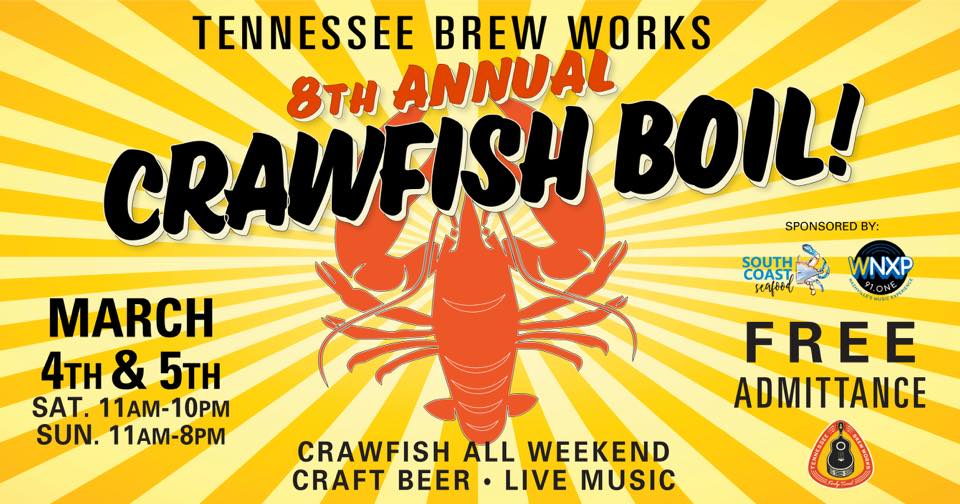 Tennessee Brew Works Crawfish Boil Nashville Guru
