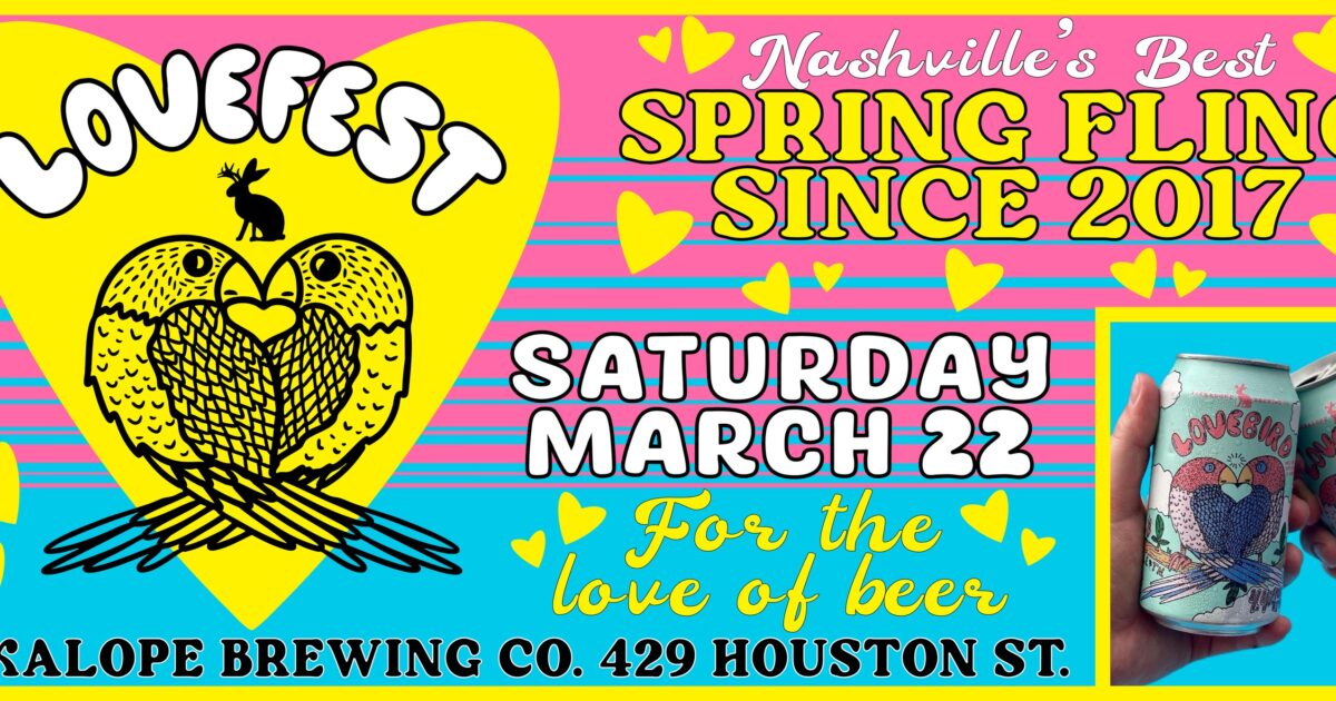 Lovefest at Jackalope Brewing Company | Nashville Guru