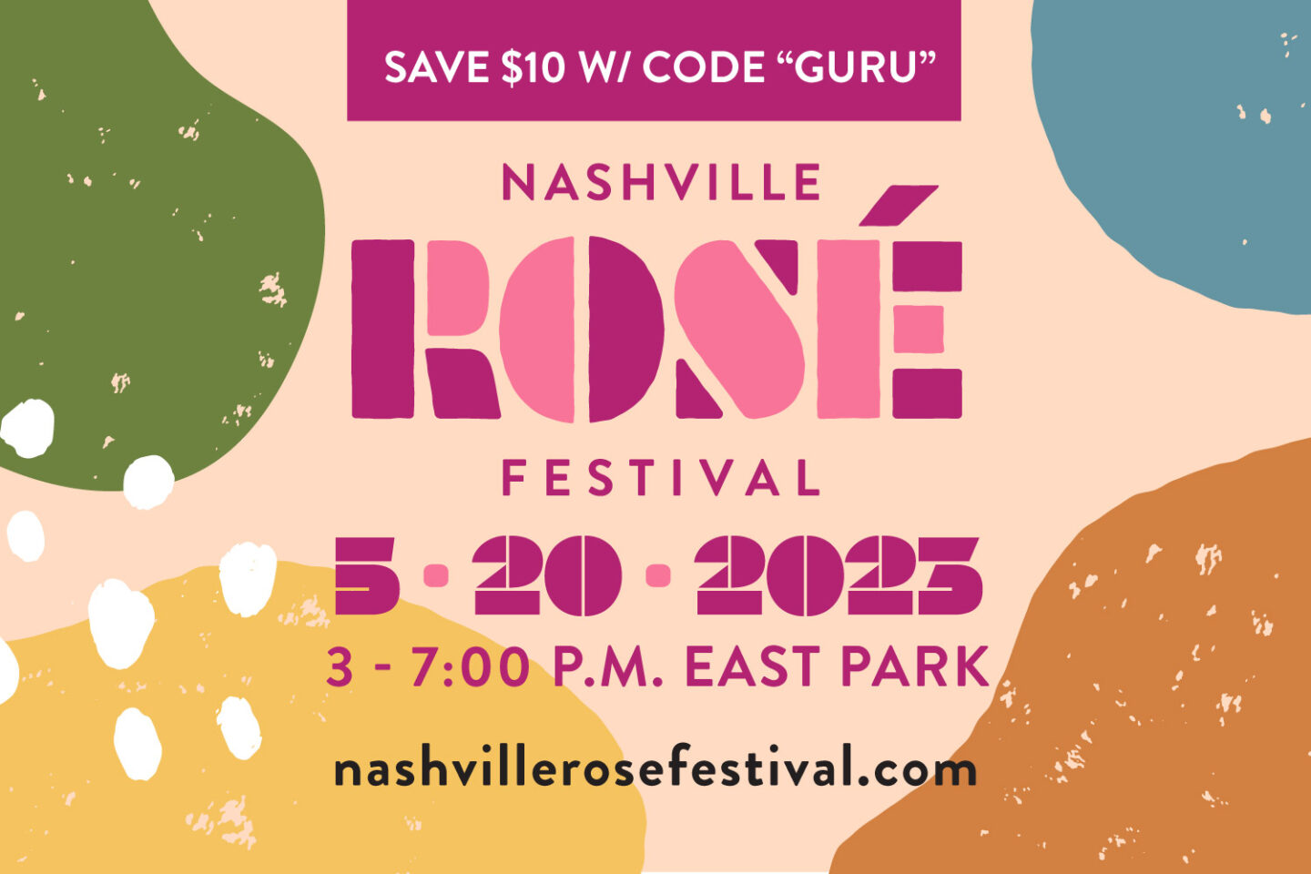 Nashville Rosé Festival Nashville Guru