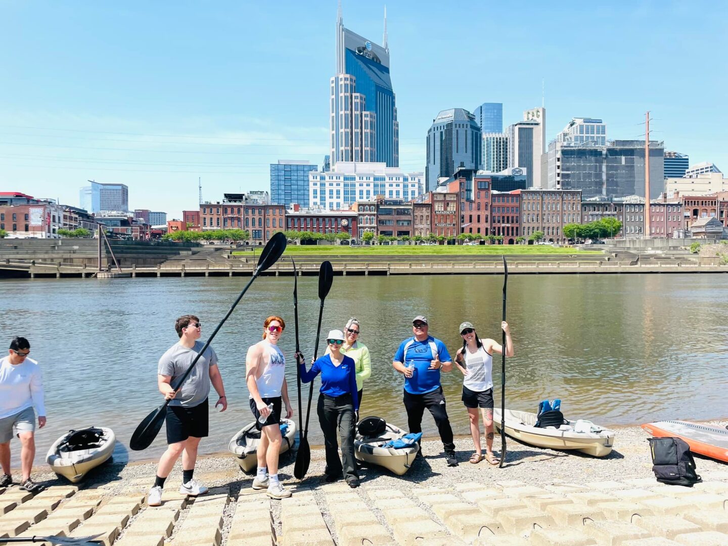 45 Unique things to do in Nashville Experiences You Won't Find Anywhere Else - Kayaking and Paddleboarding on the Cumberland River