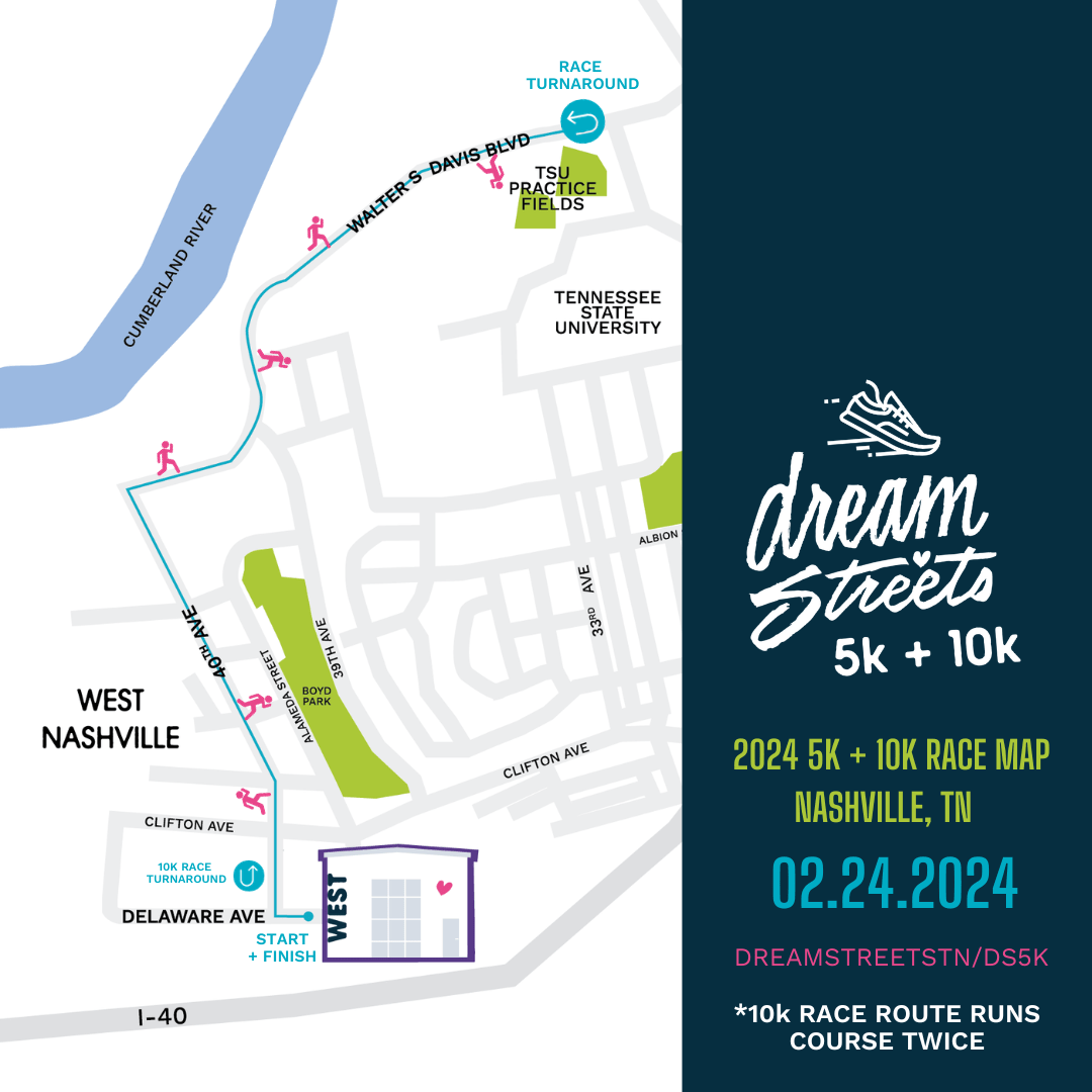 Dream Streets 5K and 10K Nashville Guru