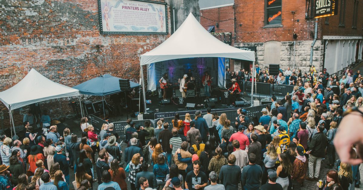 Printer's Alley Block Party Nashville Guru