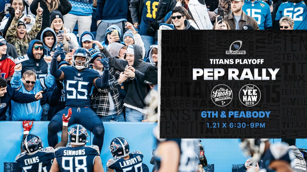 Titans Playoff Pep Rally + Playoff Game