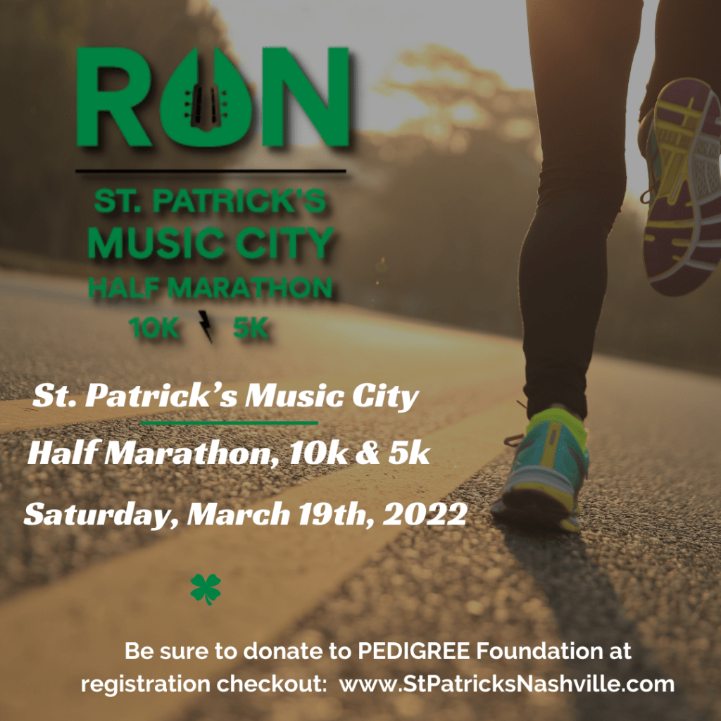 St. Patrick’s Music City Half Marathon, 10k and 5k Nashville Guru