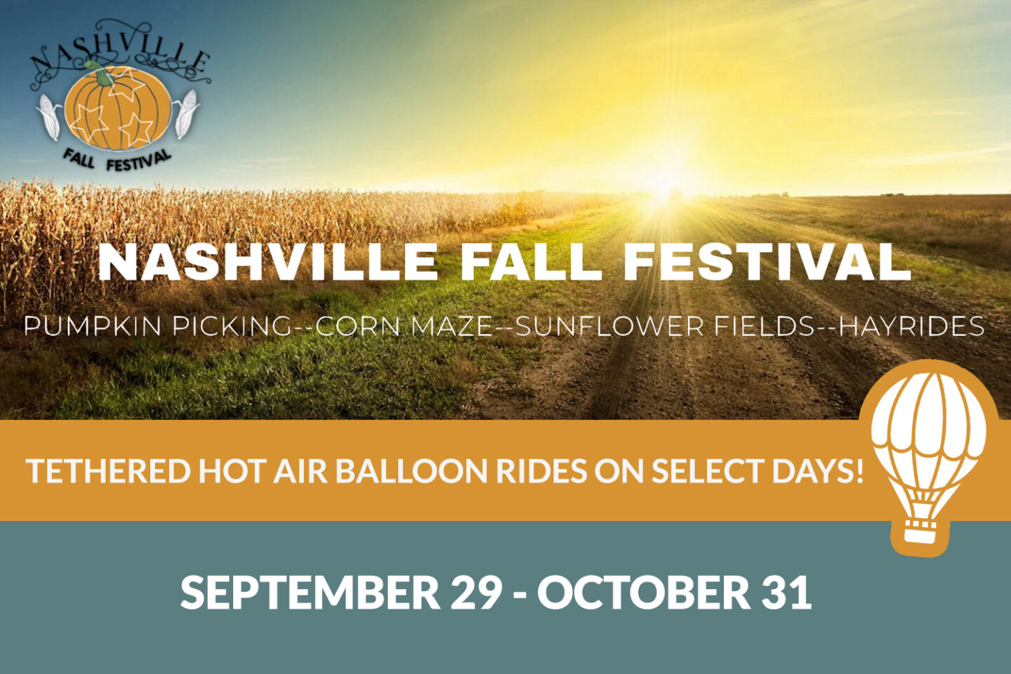 Nashville Fall Festival Corn Maze, Pumpkin Patch, and Fall Fun