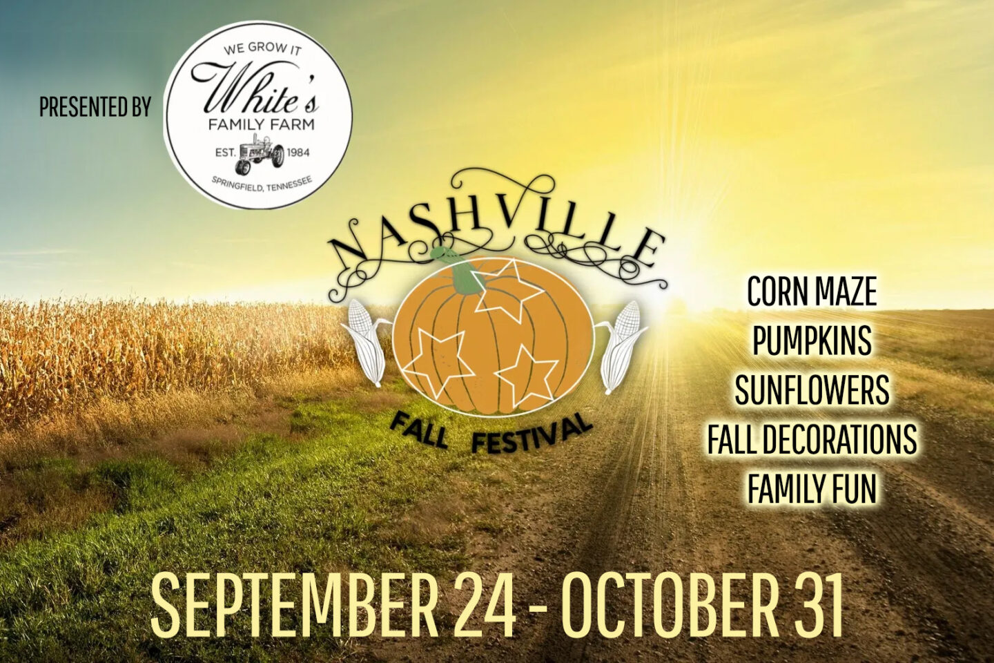 Nashville Fall Festival Corn Maze, Pumpkin Patch, and Fall Fun