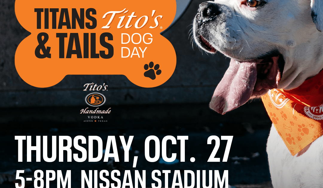 Titans Tito's & Tails Dog Day Nashville Guru
