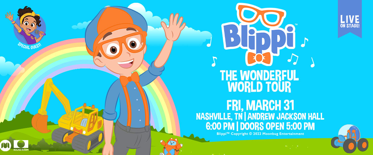 Blippi The Wonderful World Tour Nashville Guru
