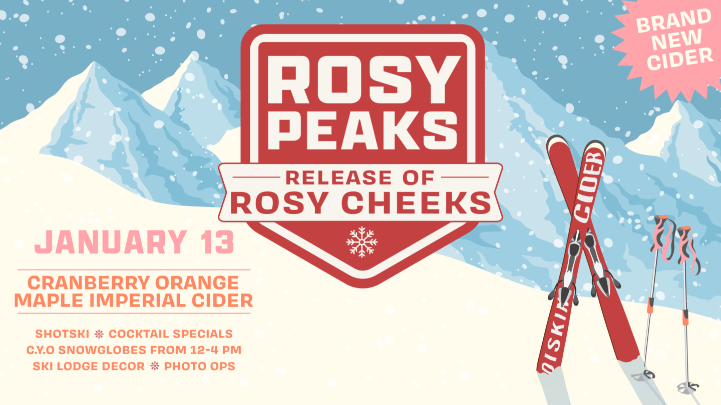 Rosy Peaks: Release of Rosy Cheeks at Diskin Cider