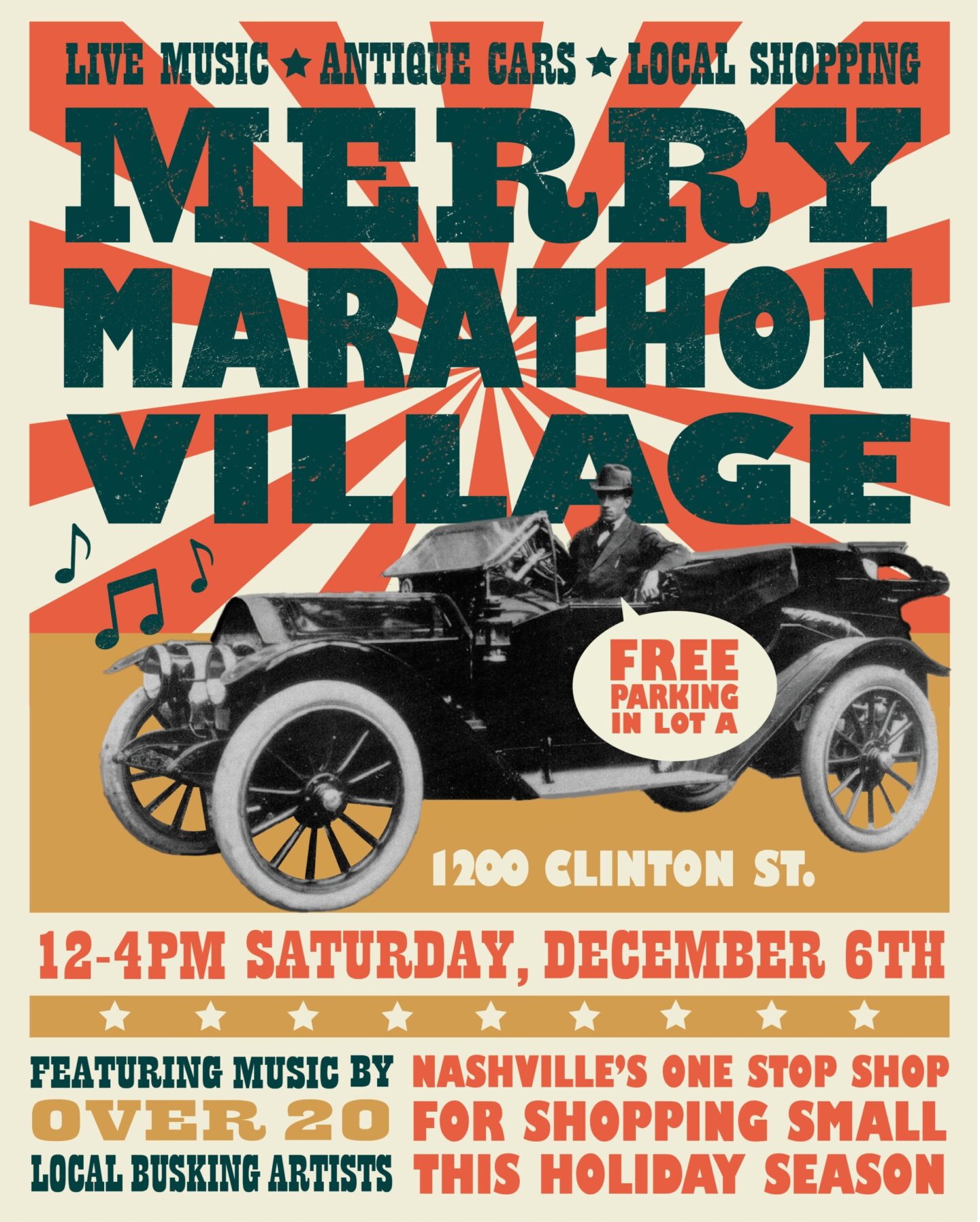Merry Marathon Village | Nashville Guru