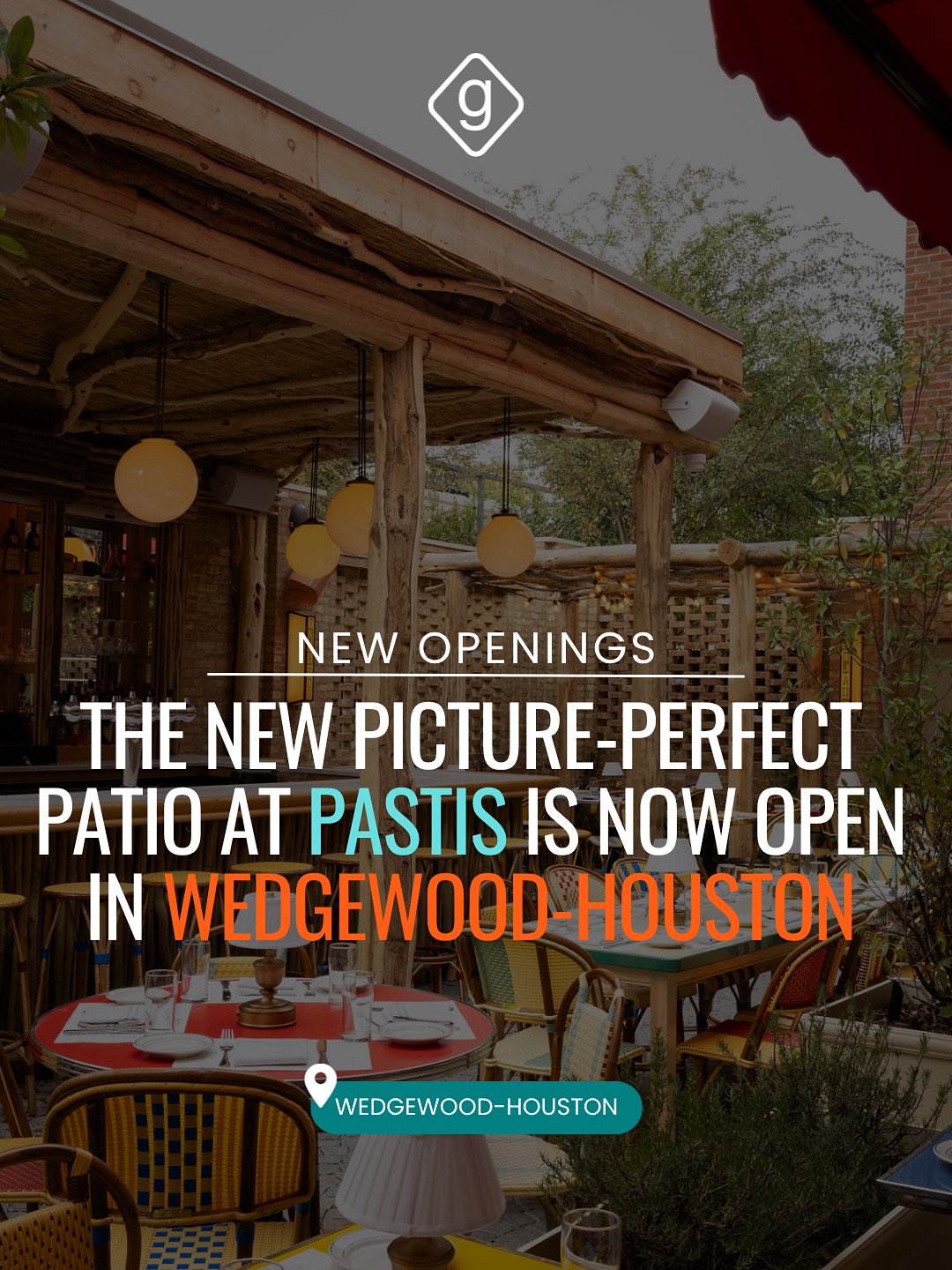 Pastis Patio Now Open