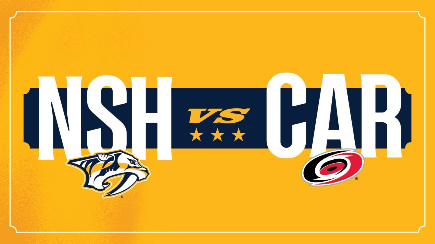 Nashville Predators vs. Carolina Hurricanes