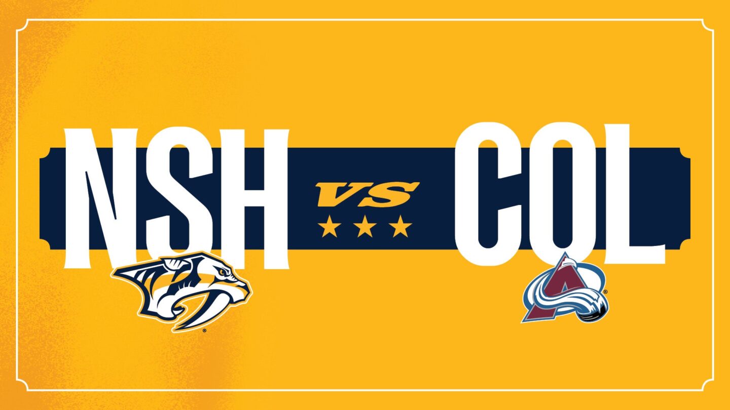 Nashville Predators vs. Colorado Avalanche