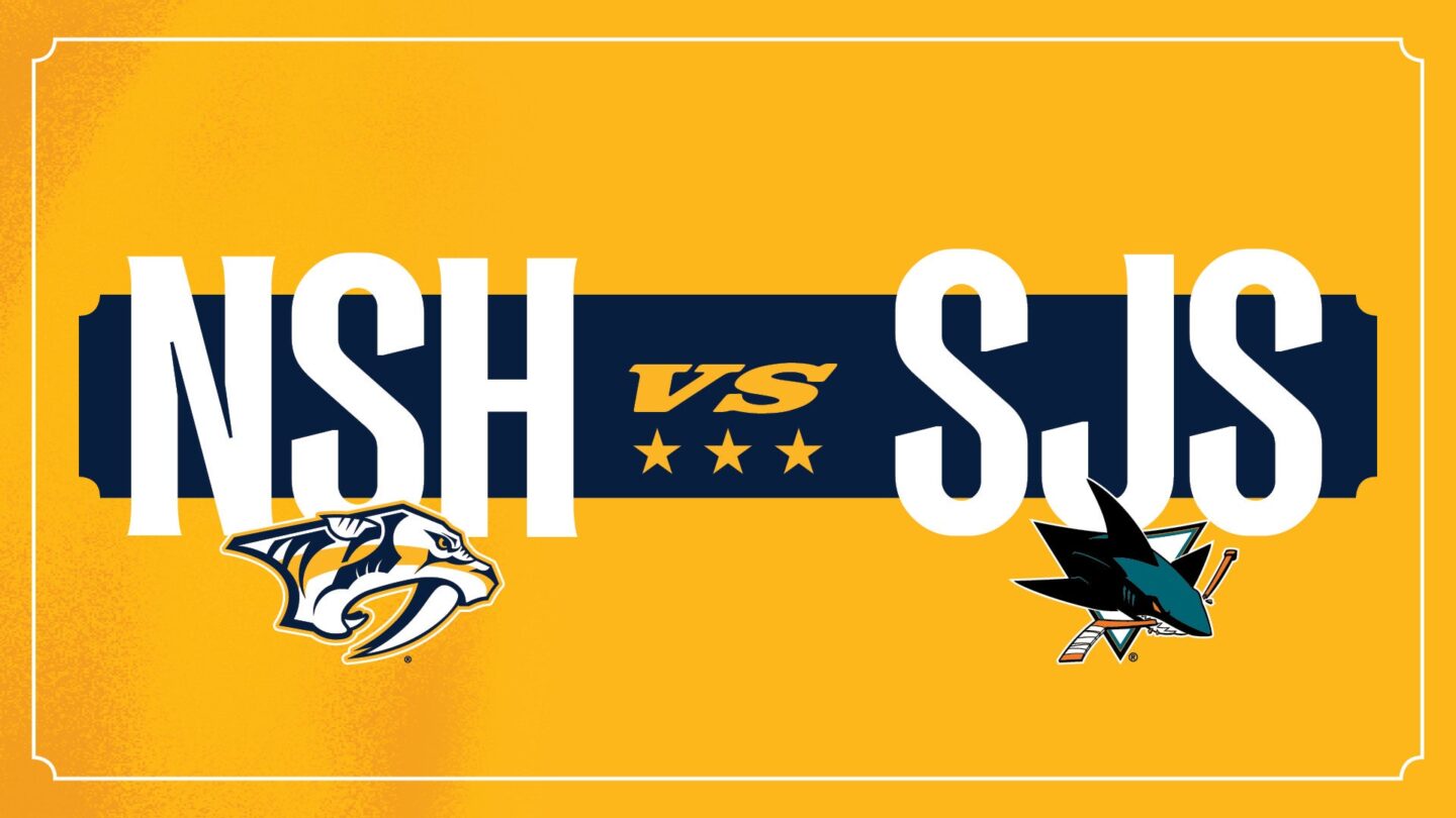Nashville Predators vs. San Jose Sharks