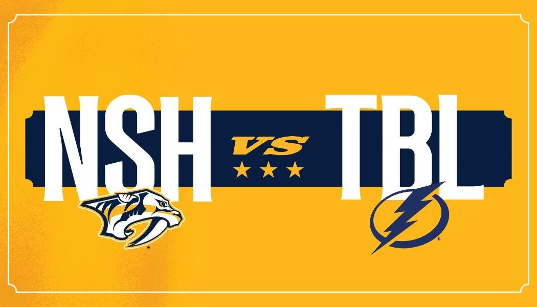 Nashville Predators vs. Tampa Bay Lightning