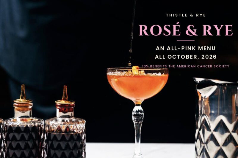 Rosé and Rye at Thistle and Rye