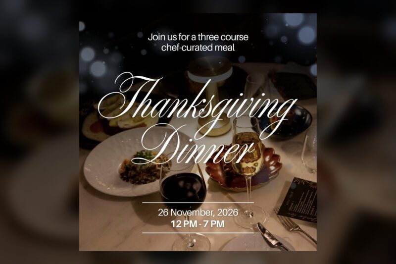 Thanksgiving Dinner at Blue Aster